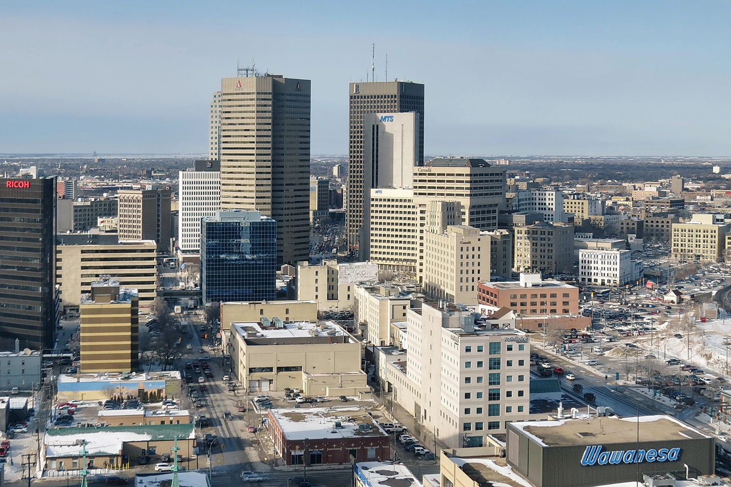 Downtown Manitoba featuring stunning city views and vibrant life - Buy Magic Mushrooms Manitoba